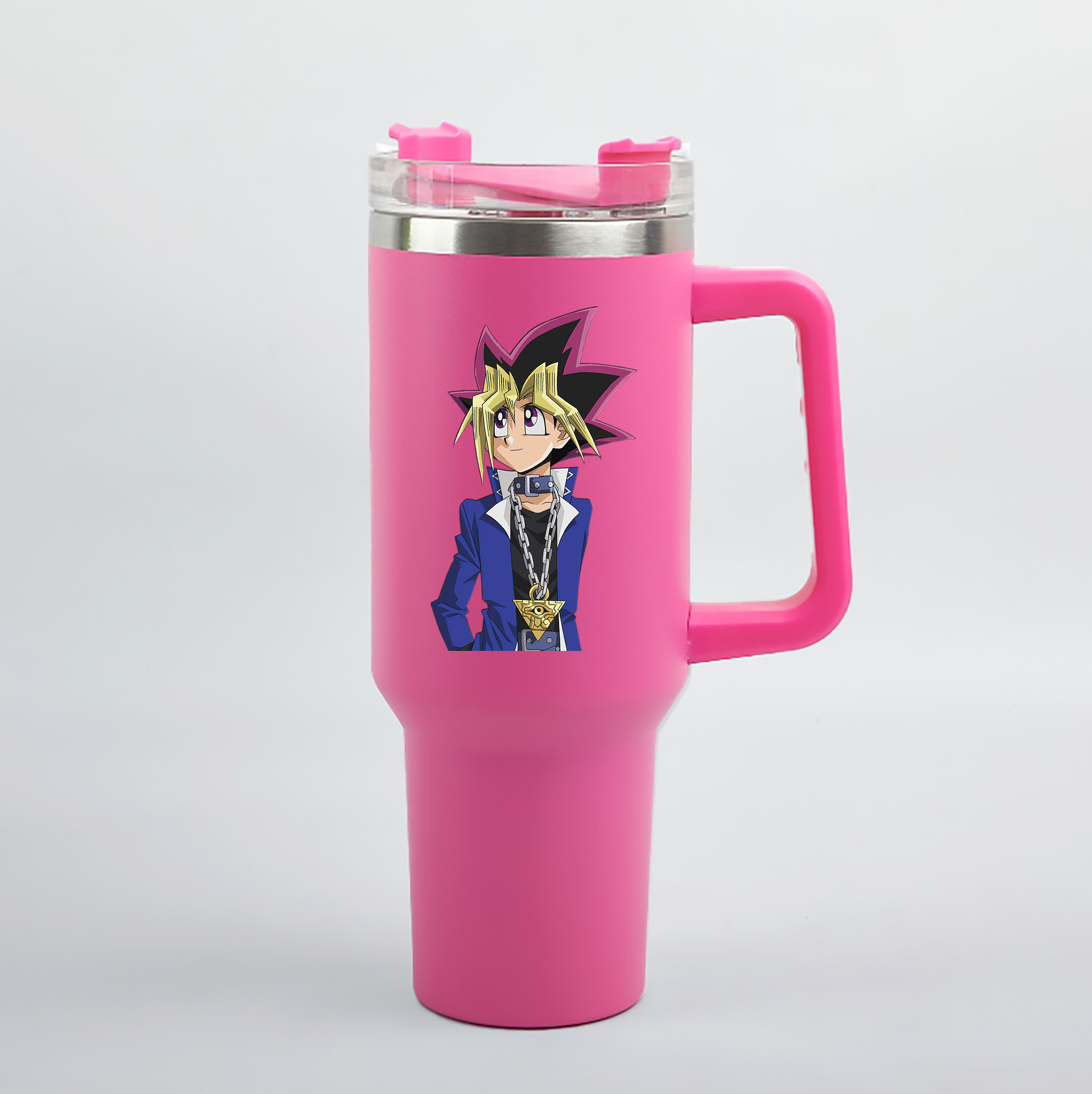 （画像用） 遊☆戯☆王 Yu-Gi-Oh! 1200mL車用タンブラー（カラープリント）